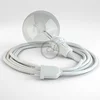 Image de creative cables Créez Votre Snake pour Abat-Jour Coton Blanc RC01 et apportez la lumière là où Vous Souhaitez. - 5 Mètres,