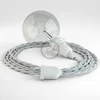 Image de creative cables Créez Votre Snake pour Abat-Jour Effet Soie Argent TM02 et apportez la lumière là où Vous Souhaitez. - 5 Mètres,