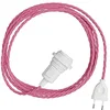 Image de creative cables - Snake Twisted poiur Abat-Jour -Lampe Plug-in avec câble Textile tressé - 5 Mètres, TM08
