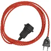 Image de creative cables - Snake Twisted poiur Abat-Jour -Lampe Plug-in avec câble Textile tressé - 5 Mètres, TM09