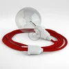 Image de creative cables Créez Votre Snake pour Abat-Jour Effet Soie Rouge RM09 et apportez la lumière là où Vous Souhaitez. - 3 Mètres,