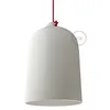 Image de creative cables Abat-Jour Cloche XL en céramique - Made in Italy - Blanc Brillant