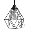 Image de creative cables Abat-Jour Cage Diamond E27 en métal - Noir