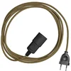 Image de creative cables - Snake Zig-Zag -Lampe Plug-in avec câble Textile Effet Zig-Zag - 5 Mètres, RZ27