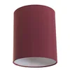 Image de creative cables Abat-Jour Cilindro en Tissu avec culot E27-100% Made in Italy - Toile Bordeaux
