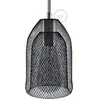 Image de creative cables Abat-Jour Cage GhostBell en métal avec kit Douille E27 - Noir - Chrome