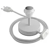 Image de creative cables Alzaluce pour Abat-Jour - Lampe de Table en métal - 5 cm, Blanc Mat