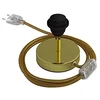 Image de creative cables Alzaluce pour Abat-Jour - Lampe de Table en métal - 5 cm, Laiton