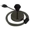 Image de creative cables Alzaluce pour Abat-Jour - Lampe de Table en métal - 5 cm, Perle Noire
