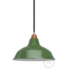Image de creative cables Abat-Jour Bistrot E27 en métal Peint, diamètre 30 cm - Vert