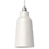 Image de creative cables Abat-Jour Bouteille Materia en céramique - Made in Italy - Blanc Brillant