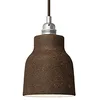 Image de creative cables Abat-Jour Vaso Materia en céramique - Made in Italy - Effet corten - Blanc