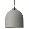 Image de creative cables Abat-Jour Cloche M en céramique - Made in Italy - Effet Ciment - Blanc