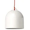 Image de creative cables Abat-Jour Cloche M en céramique - Made in Italy - Blanc Brillant