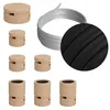 Image de Kit Linear Filé system - avec câbles pour guirlande lumineuse de 5 mètres et 7 composants en bois pour intérieur - CM04
