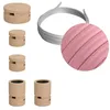 Image de Kit Wiggle Filé system - avec câbles pour guirlande lumineuse de 3 mètres et 5 composants en bois pour intérieur - CM16