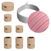 Image de Kit Linear Filé system - avec câbles pour guirlande lumineuse de 5 mètres et 7 composants en bois pour intérieur - CM16
