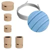 Image de Kit Wiggle Filé system - avec câbles pour guirlande lumineuse de 3 mètres et 5 composants en bois pour intérieur - CM17