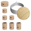 Image de Kit Linear Filé system - avec câbles pour guirlande lumineuse de 5 mètres et 7 composants en bois pour intérieur - CN06