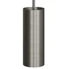 Image de creative cables Suspension fabriquée en Italie avec câble Textile, Abat-Jour Tub-E14 et Finition en métal - sans Ampoule, Titane satiné