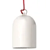 Image de creative cables Abat-Jour Cloche Mini XS en céramique - Made in Italy - Blanc Brillant