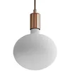 Image de creative cables - Suspension fabriquée en Italie avec câble textile et finition métal à contraste - Sans ampoule, Cuivre