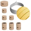 Image de Kit Linear Filé system - avec câbles pour guirlande lumineuse de 5 mètres et 7 composants en bois pour intérieur - CM10