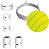 Image de Kit Wiggle Filé system - avec câbles pour guirlande lumineuse de 3 mètres et 5 composants en bois verni blanc pour intérieur - CF10
