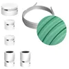 Image de Kit Wiggle Filé system - avec câbles pour guirlande lumineuse de 3 mètres et 5 composants en bois verni blanc pour intérieur - CH69