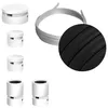 Image de Kit Wiggle Filé system - avec câbles pour guirlande lumineuse de 3 mètres et 5 composants en bois verni blanc pour intérieur - CM04