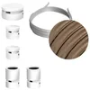 Image de Kit Wiggle Filé system - avec câbles pour guirlande lumineuse de 3 mètres et 5 composants en bois verni blanc pour intérieur - CM27