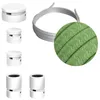 Image de Kit Wiggle Filé system - avec câbles pour guirlande lumineuse de 3 mètres et 5 composants en bois verni blanc pour intérieur - CX08