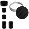 Image de Kit Wiggle Filé system - avec câbles pour guirlande lumineuse de 3 mètres et 5 composants en bois verni noir pour intérieur - CM04