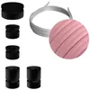 Image de Kit Wiggle Filé system - avec câbles pour guirlande lumineuse de 3 mètres et 5 composants en bois verni noir pour intérieur - CM16