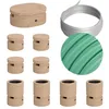 Image de Kit Symmetric Filé system - avec câbles pour guirlande lumineuse de 5 mètres et 9 composants en bois pour intérieur - CH69