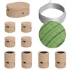 Image de Kit Symmetric Filé system - avec câbles pour guirlande lumineuse de 5 mètres et 9 composants en bois pour intérieur - CX08