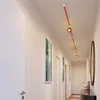 Image de Kit Symmetric Filé system - avec câbles pour guirlande lumineuse de 5 mètres et 9 composants en bois verni blanc pour intérieur - CF15