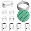 Image de Kit Symmetric Filé system - avec câbles pour guirlande lumineuse de 5 mètres et 9 composants en bois verni blanc pour intérieur - CH69