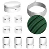 Image de Kit Symmetric Filé system - avec câbles pour guirlande lumineuse de 5 mètres et 9 composants en bois verni blanc pour intérieur - CM21
