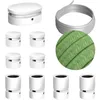 Image de Kit Symmetric Filé system - avec câbles pour guirlande lumineuse de 5 mètres et 9 composants en bois verni blanc pour intérieur - CX08