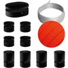Image de Kit Symmetric Filé system - avec câbles pour guirlande lumineuse de 5 mètres et 9 composants en bois verni noir pour intérieur - CF15