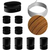 Image de Kit Symmetric Filé system - avec câbles pour guirlande lumineuse de 5 mètres et 9 composants en bois verni noir pour intérieur - CM22