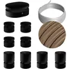 Image de Kit Symmetric Filé system - avec câbles pour guirlande lumineuse de 5 mètres et 9 composants en bois verni noir pour intérieur - CM27