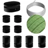 Image de Kit Symmetric Filé system - avec câbles pour guirlande lumineuse de 5 mètres et 9 composants en bois verni noir pour intérieur - CX08