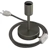 Image de creative cables Alzaluce - Lampe de Table en métal - 10 cm, Titane satiné