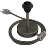 Image de creative cables Alzaluce pour Abat-Jour - Lampe de Table en métal - 10 cm, Titane satiné