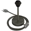 Image de Alzaluce pour Abat-Jour - Lampe de Table en métal - 15 cm, Titane satiné