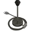 Image de creative cables Alzaluce pour Abat-Jour - Lampe de Table en métal - 20 cm, Titane satiné
