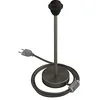 Image de creative cables Alzaluce pour Abat-Jour - Lampe de Table en métal - 30 cm, Titane satiné