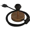 Image de creative cables Alzaluce pour Abat-Jour - Lampe de Table en métal - 5 cm, Bronze satiné